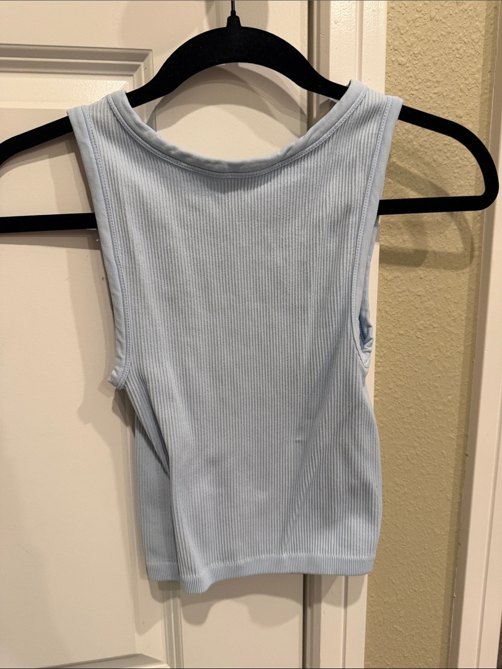 Aritzia Light Blue Ribbed Tank - Picture 2 of 3